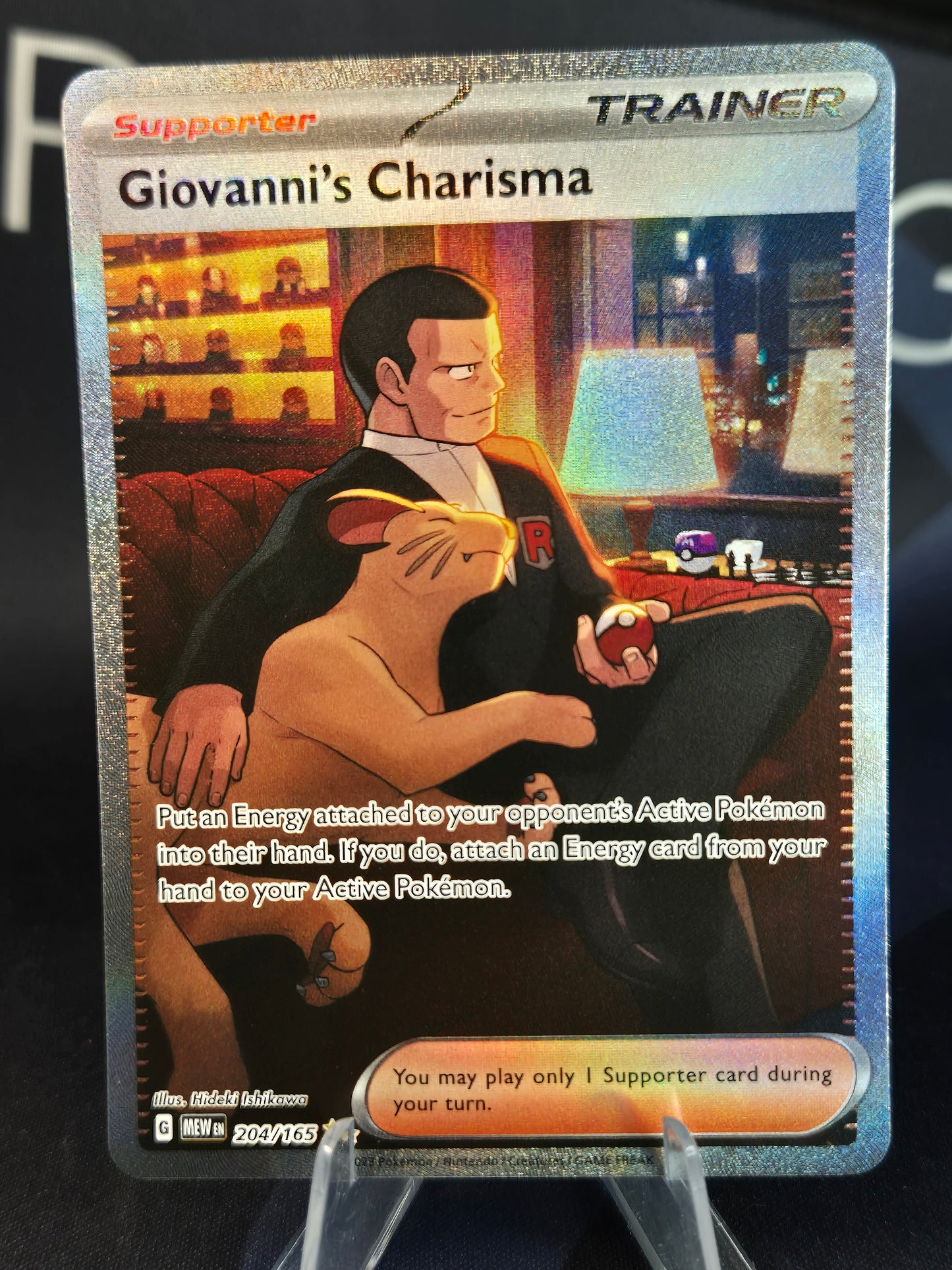 Giovanni's Charisma 204/165 151 Special Illustration Rare