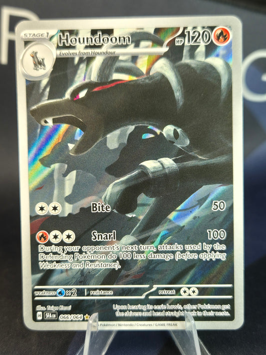 Houndoom 066/064 Shrouded Fable Illustration Rare