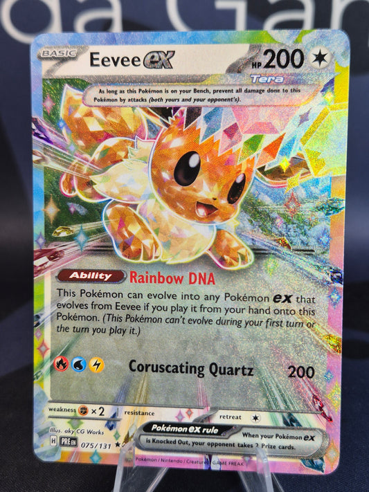 Eevee ex 075/131 Prismatic Evolutions Double Rare