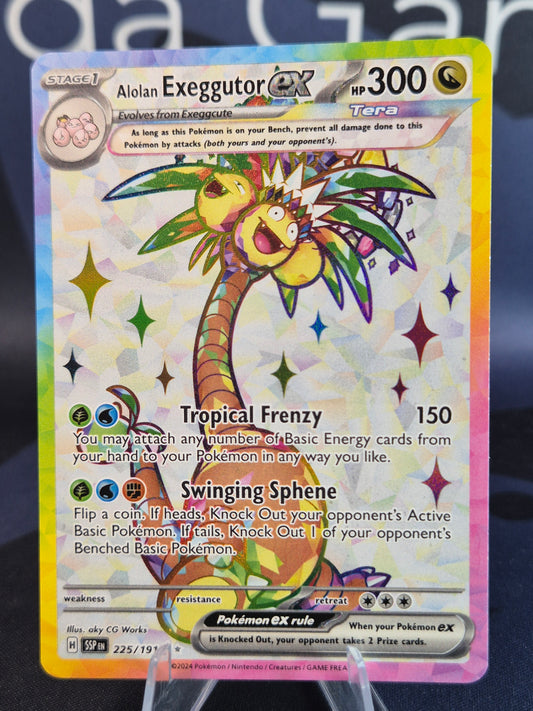 Alolan Exeggutor ex 225/191 Surging Sparks Ultra Rare