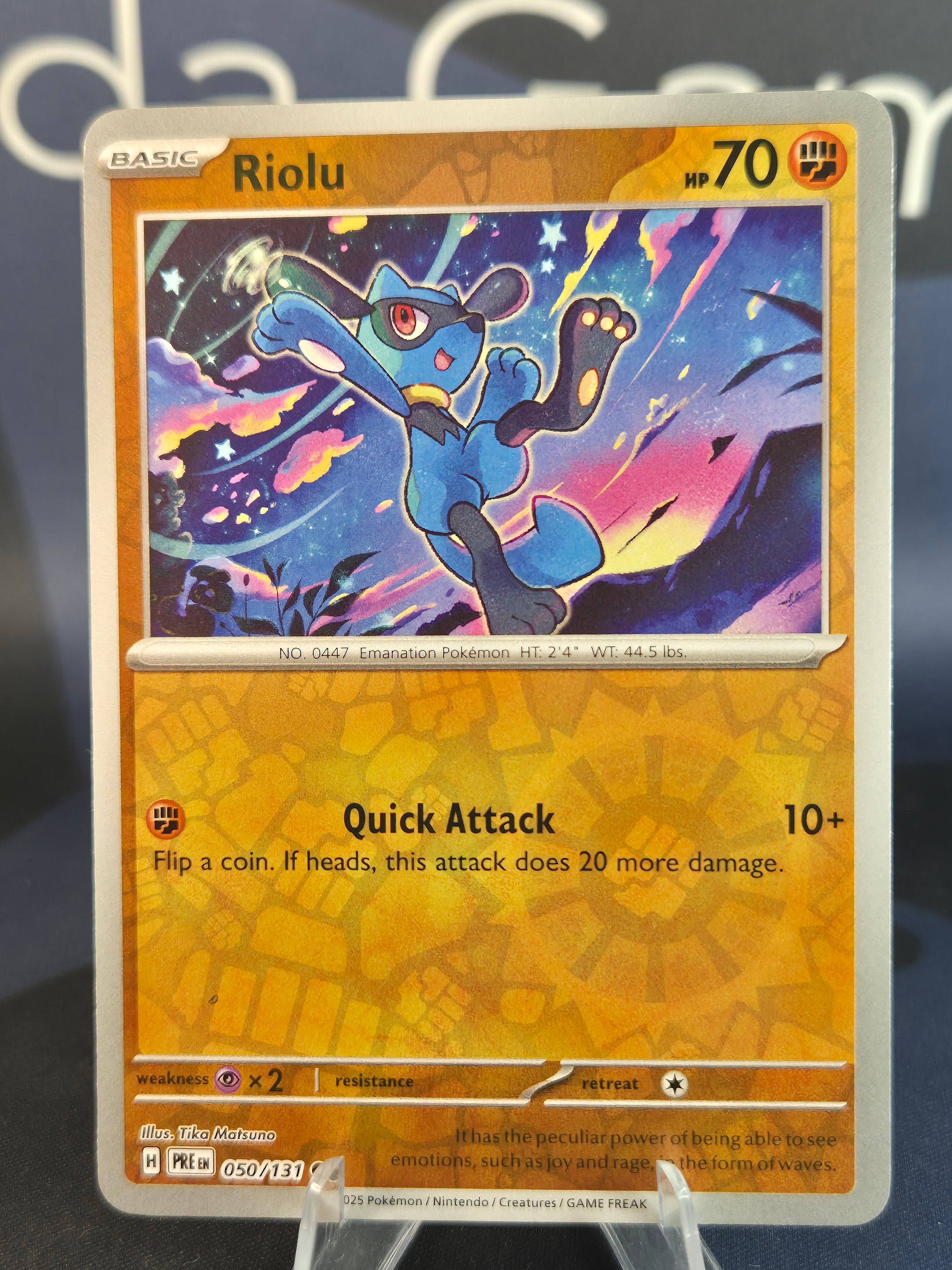 Riolu 050/131 Prismatic Evolutions RH – Red Panda Gaming