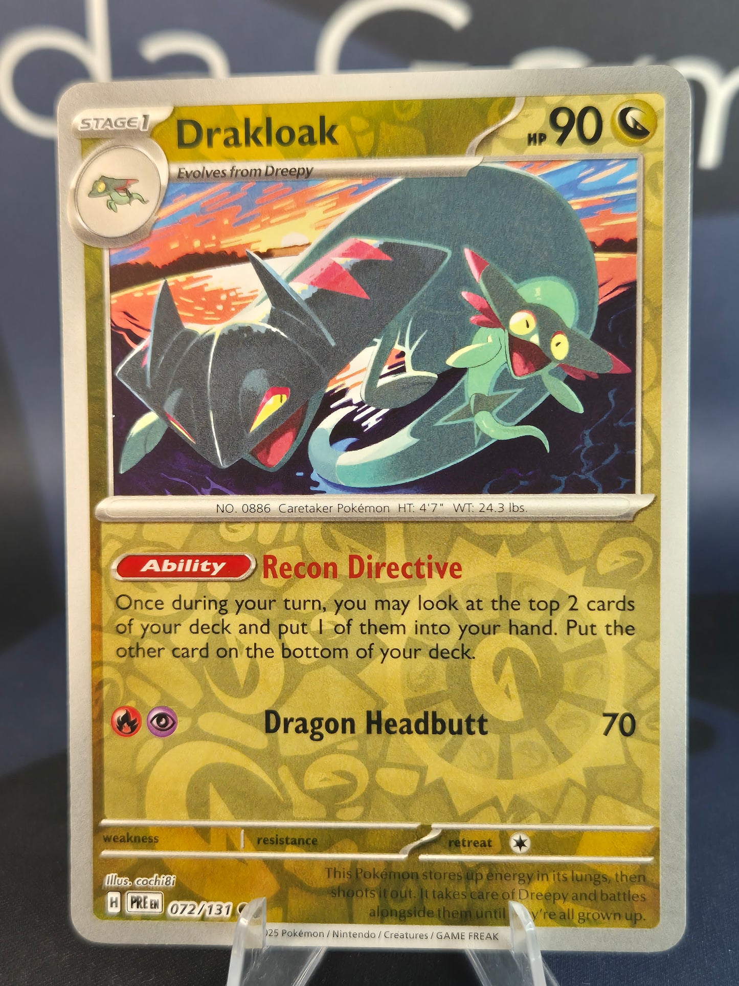 Drakloak 072/131 Prismatic Evolutions RH