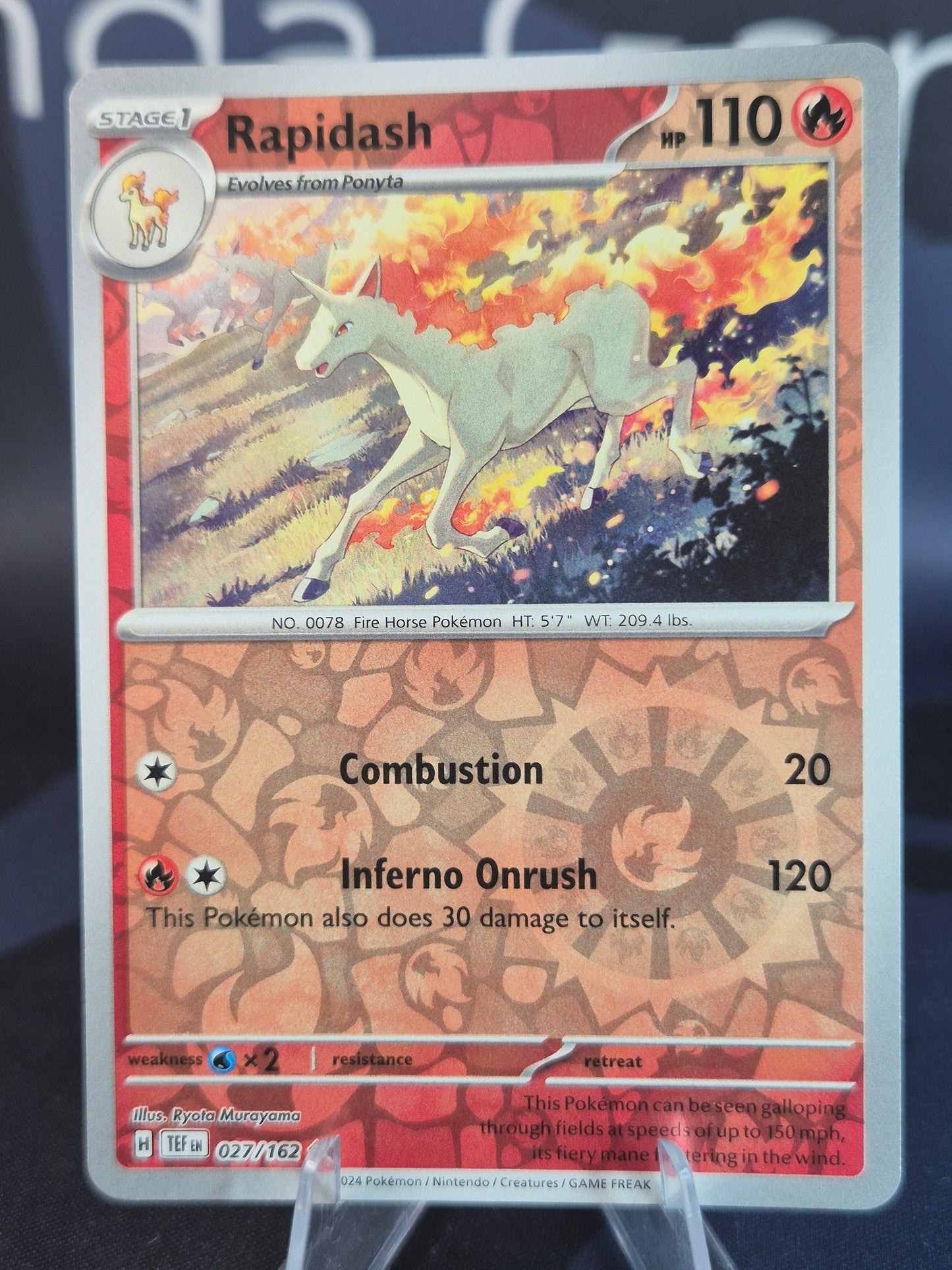 Rapidash 027/162 Temporal Forces RH