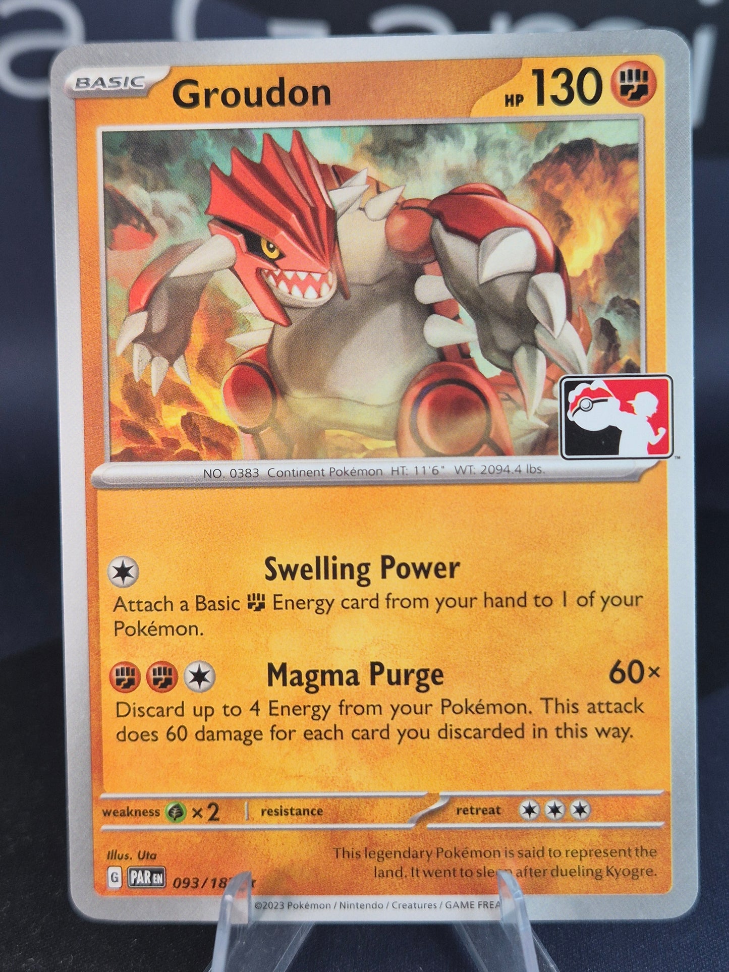 Groudon Play Stamp Series 5