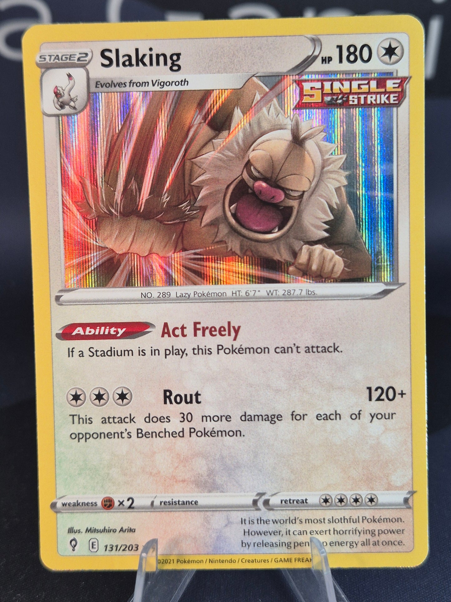 Slaking 131/203 Evolving Skies Holo