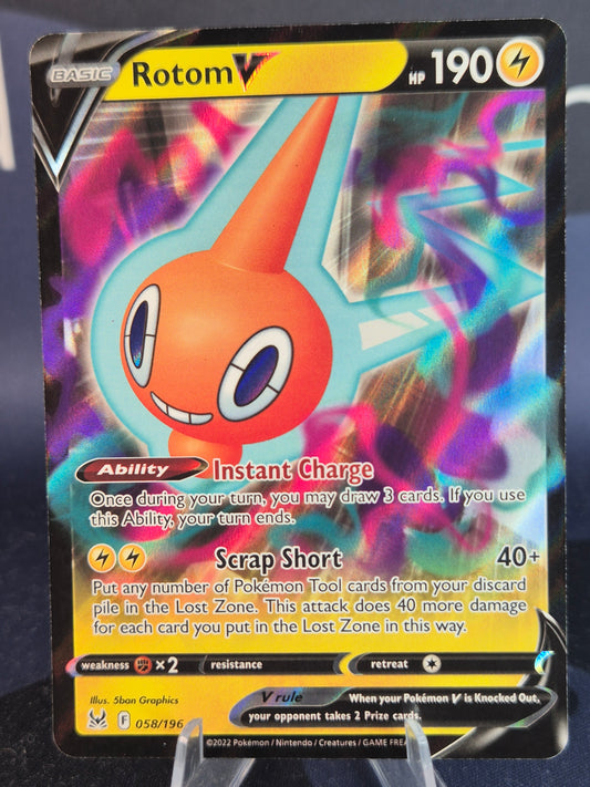 Rotom V 058/198 Lost Origin