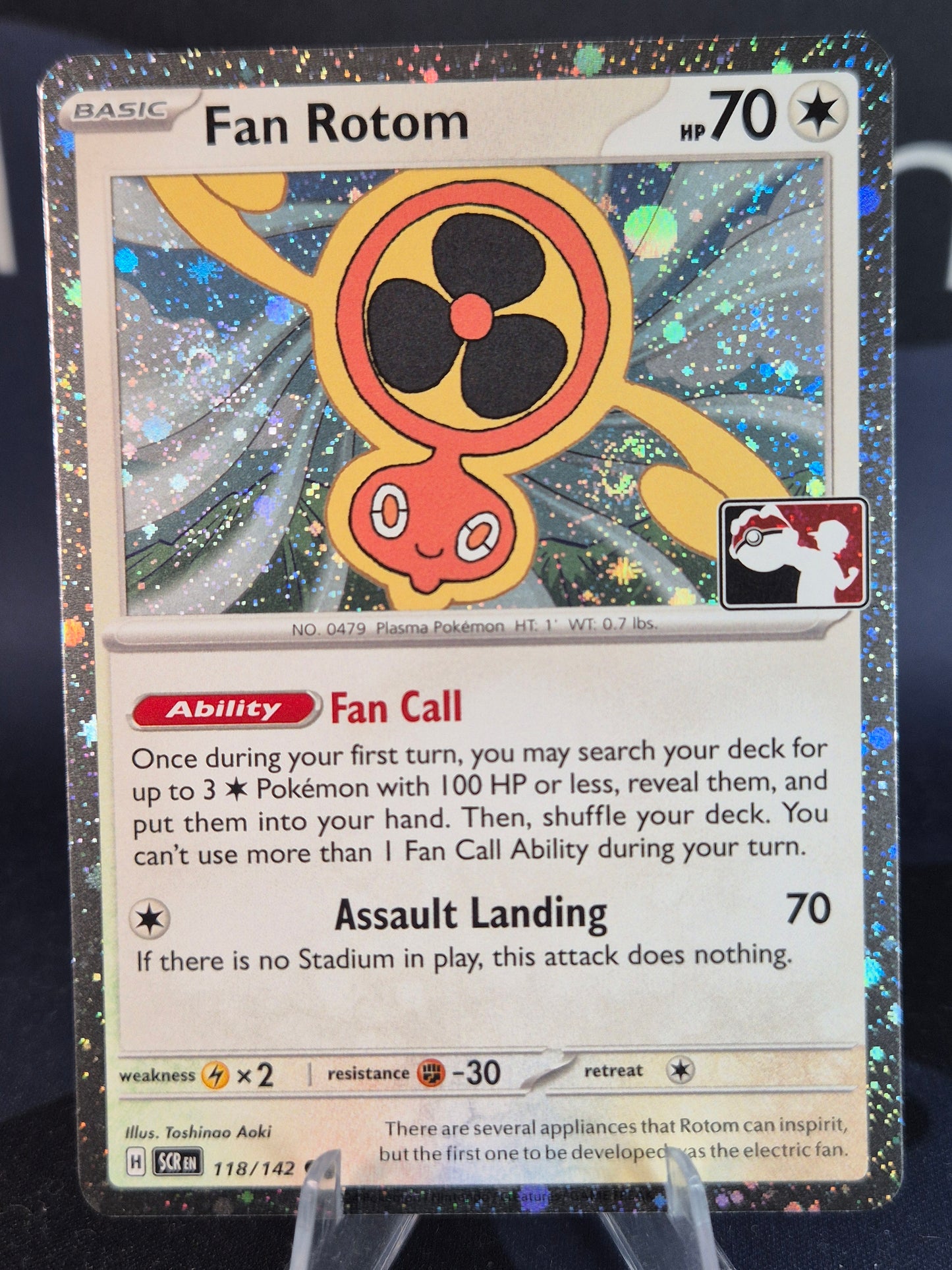 Fan Rotom Play Stamp Series 6 Holo