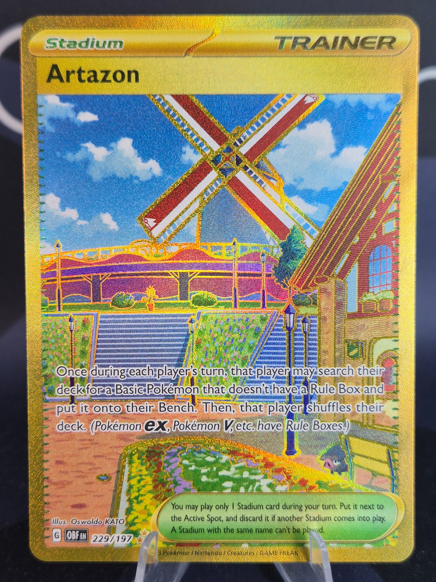 Artazon 229/197 Obsidian Flames Hyper Rare