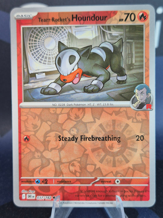 Team Rocket's Houndour 037/182 Destined Rivals RH
