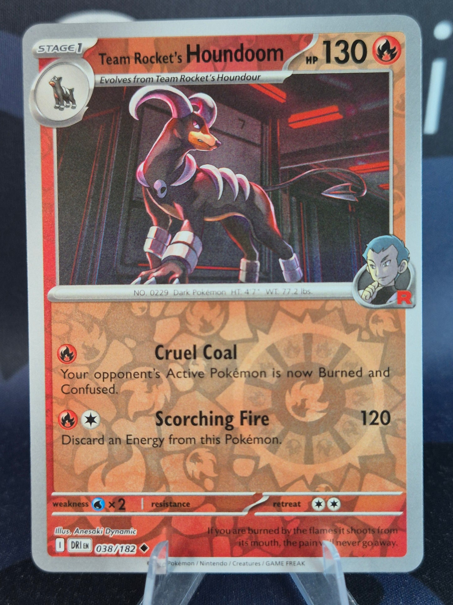 Team Rocket's Houndoom 038/182 Destined Rivals RH