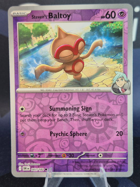 Steven's Baltoy 083/182 Destined Rivals RH
