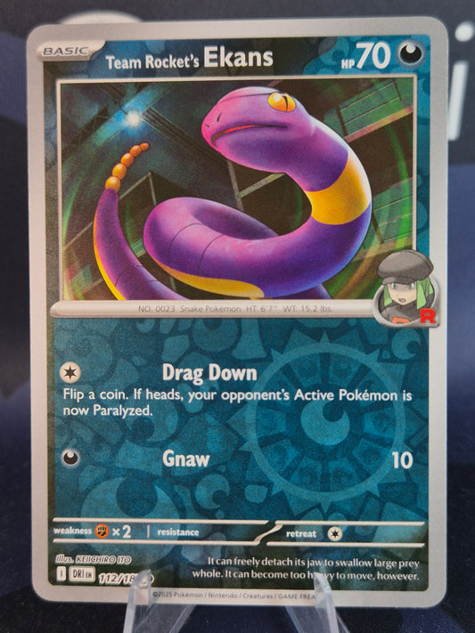 Team Rocket's Ekans 112/182 Destined Rivals RH
