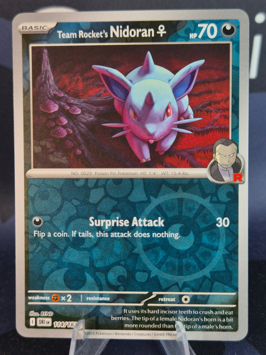 Team Rocket's Nidoran (f) 114/182 Destined Rivals RH