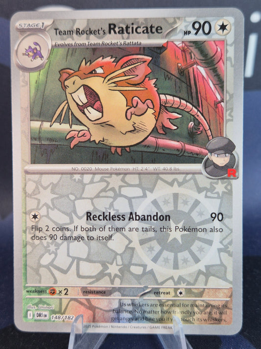 Team Rocket's Raticate 148/182 Destined Rivals RH