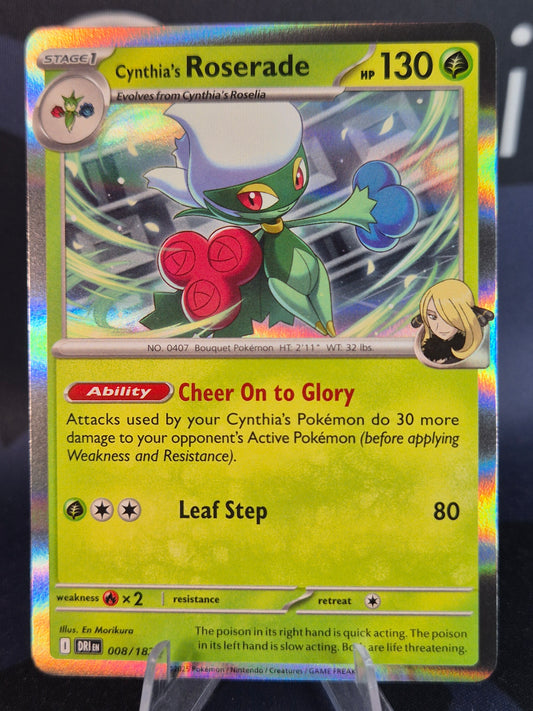 Cynthia's Roserade 008/182 Destined Rivals Holo