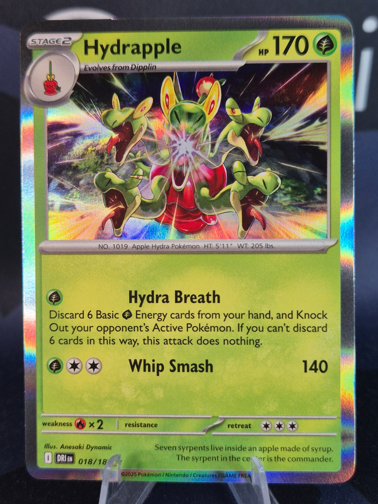 Hydrapple 018/182 Destined Rivals Holo