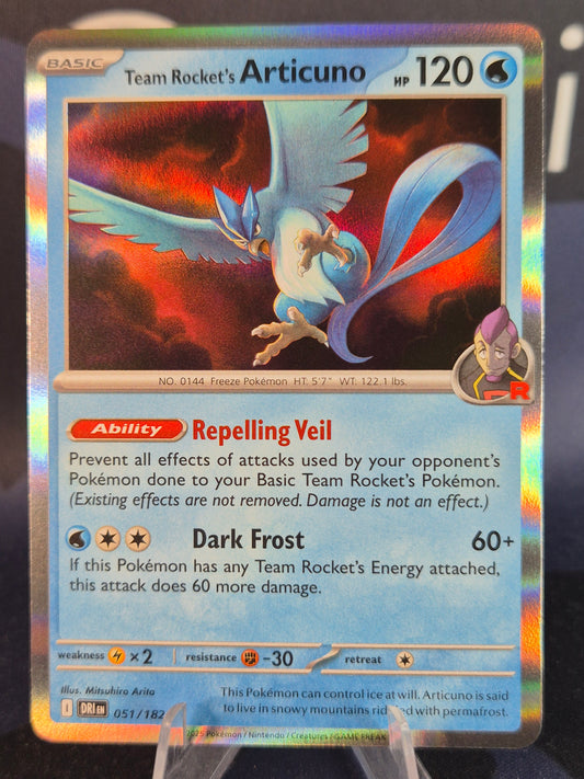 Team Rocket's Articuno 051/182 Destined Rivals Holo