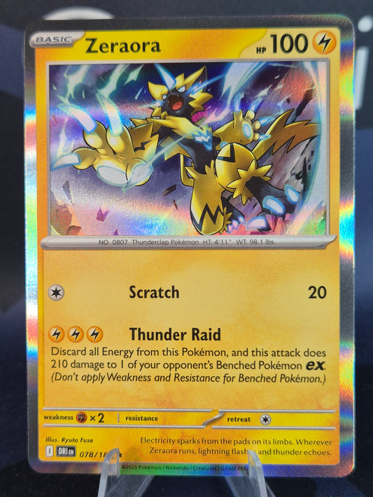 Zeraora 078/182 Destined Rivals Holo