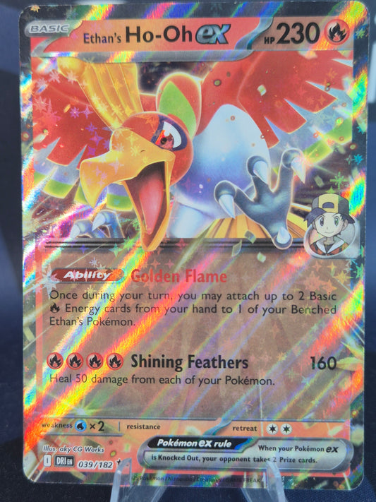 Ethan's Ho-Oh ex 039/182 Destined Rivals Double Rare
