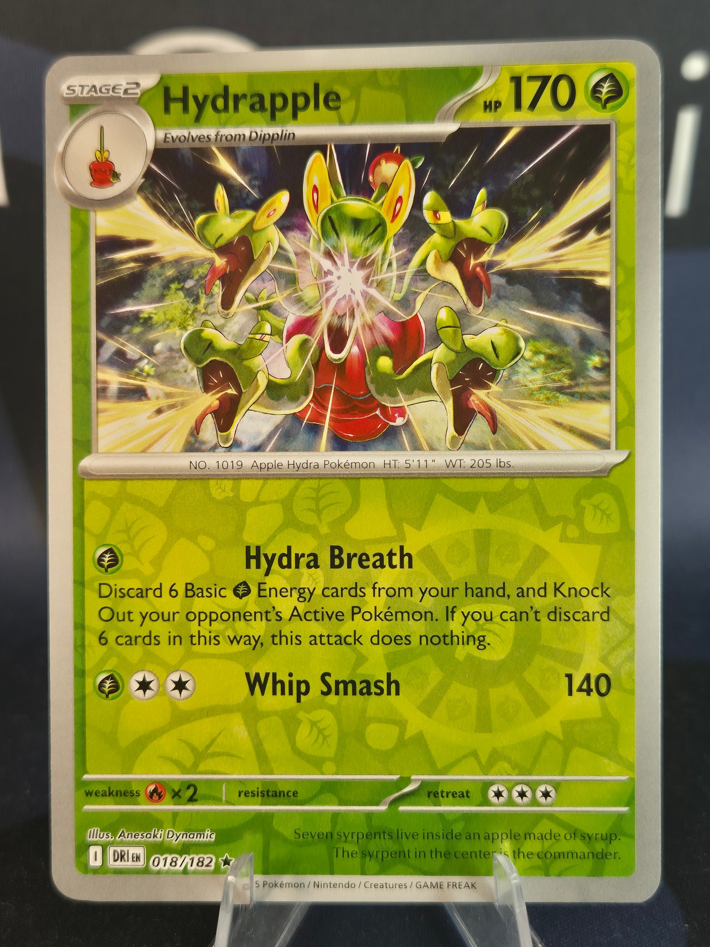 Hydrapple 018/182 Destined Rivals Reverse Holo