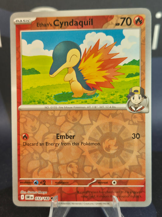 Ethan's Cyndaquil 032/182 Destined Rivals Reverse Holo