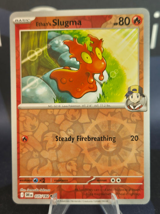 Ethan's Slugma 035/182 Destined Rivals Reverse Holo