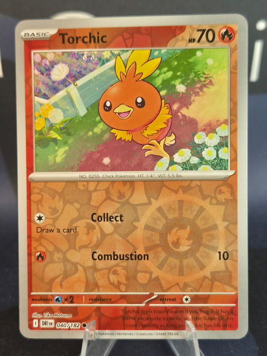 Torchic 040/182 Destined Rivals Reverse Holo