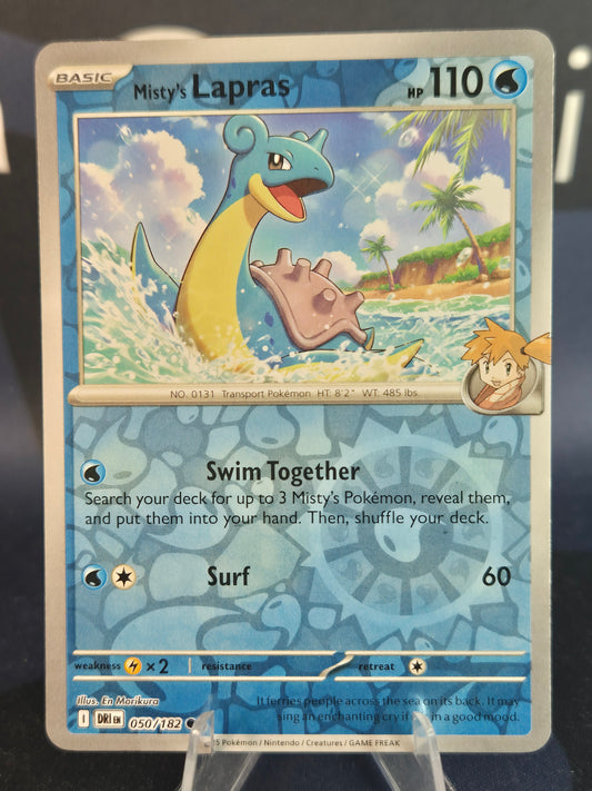 Misty's Lapras 050/182 Destined Rivals Reverse Holo