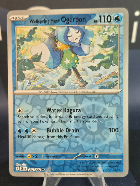Wellspring Mask Ogerpon 067/182 Destined Rivals Reverse Holo
