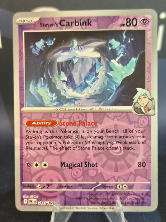 Steven's Carbink 086/182 Destined Rivals Reverse Holo