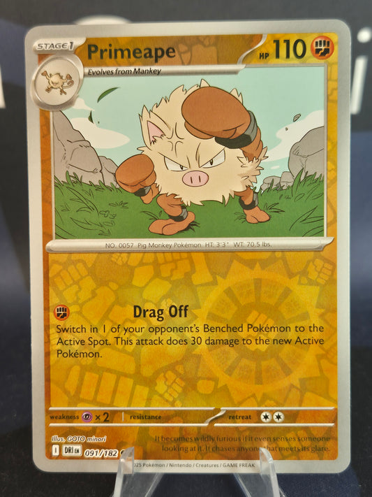 Primeape 091/182 Destined Rivals Reverse Holo