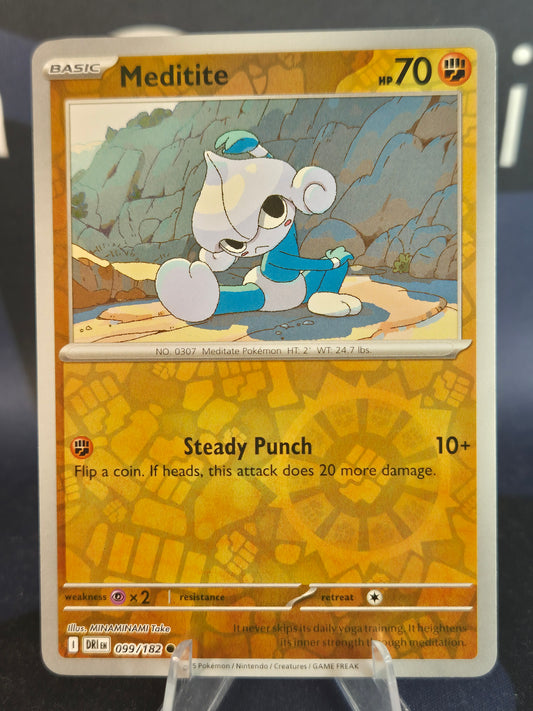 Meditite 099/182 Destined Rivals Reverse Holo