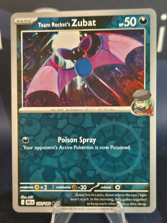Team Rocket's Zubat 120/182 Destined Rivals Reverse Holo