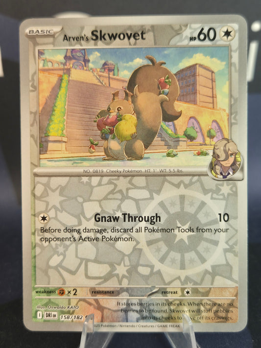 Arven's Skwovet 158/182 Destined Rivals Reverse Holo