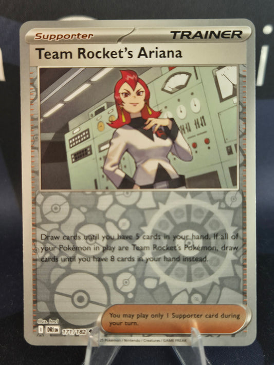 Team Rocket's Ariana 171/182 Destined Rivals Reverse Holo