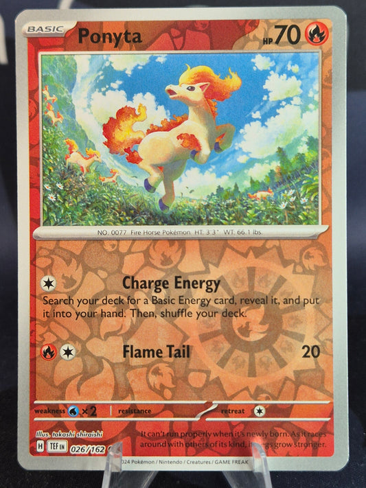 Ponyta 026/162 Temporal Forces Reverse Holo