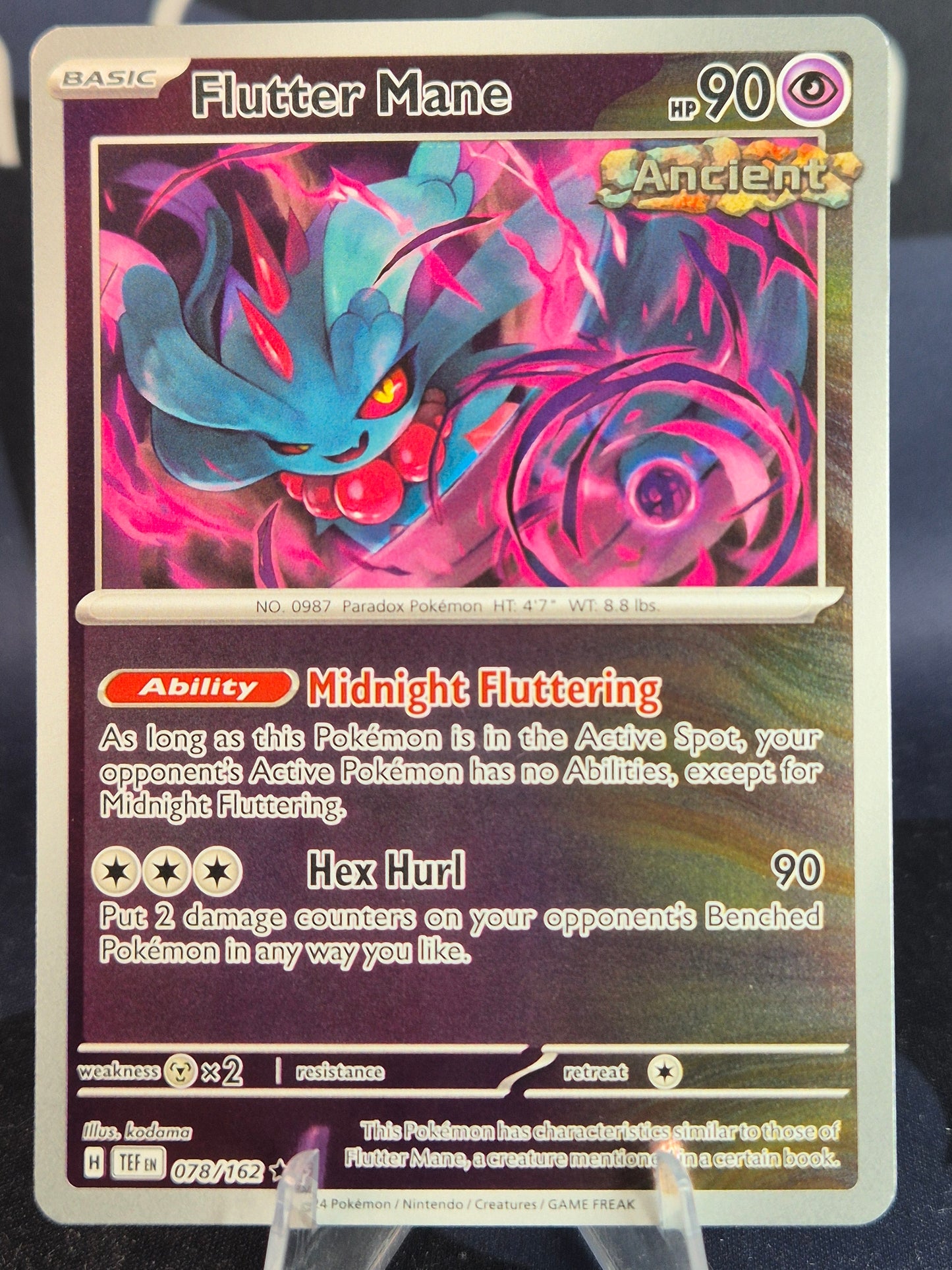 Flutter Mane 078/162 Temporal Forces Reverse Holo