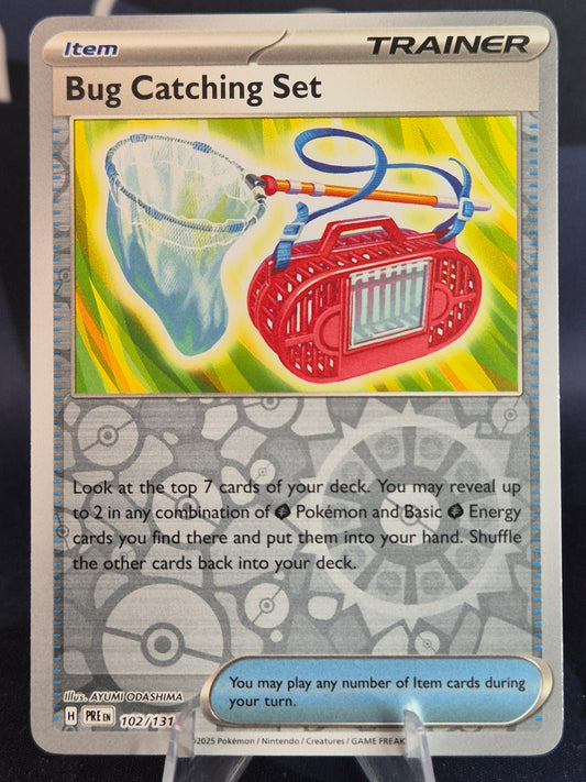 Bug Catching Set 102/131 Prismatic Evolutions Reverse Holo