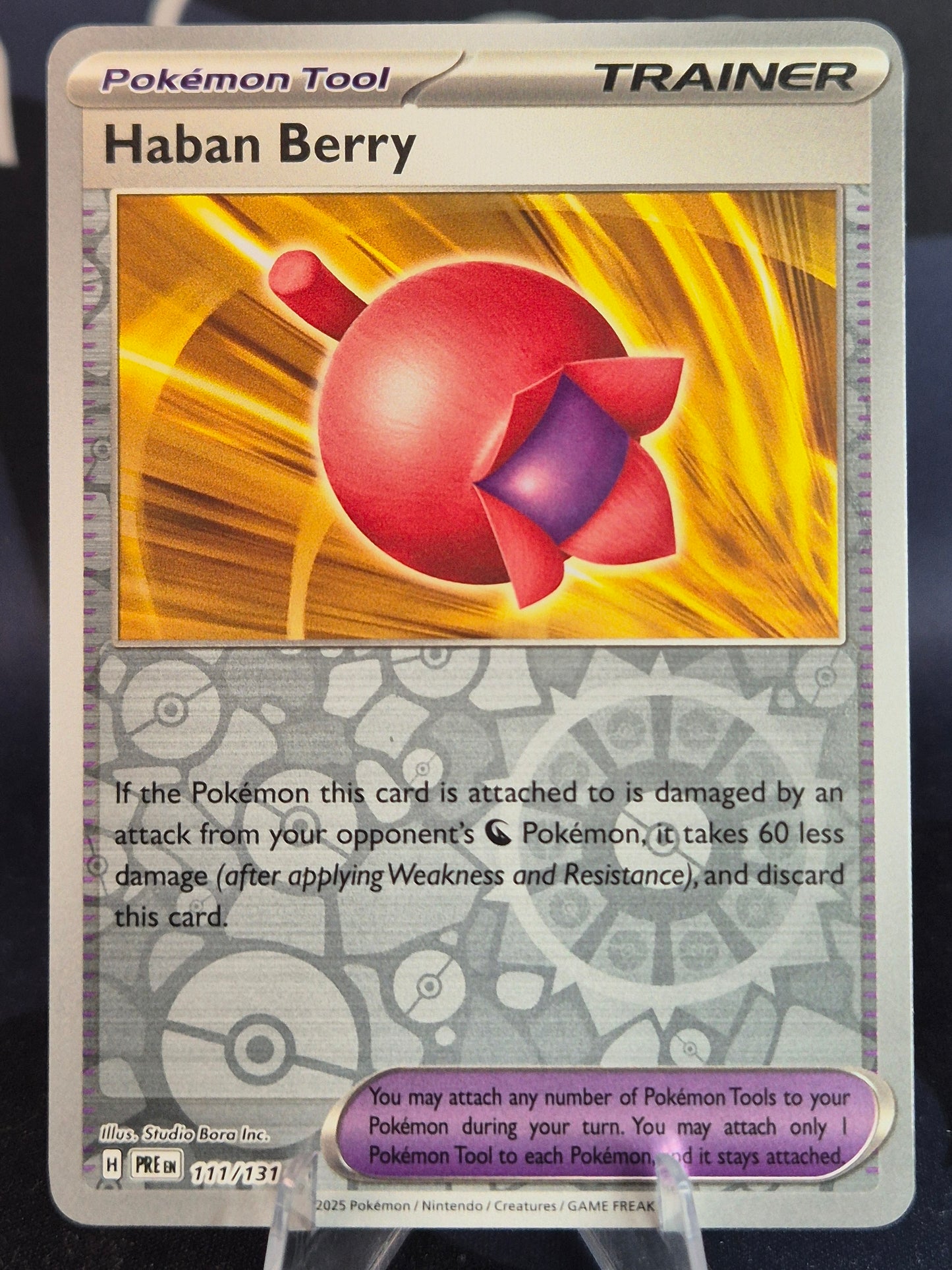 Haban Berry 111/131 Prismatic Evolutions Reverse Holo