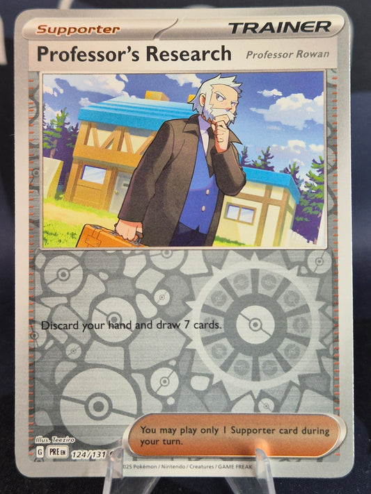 Professor's Research (Rowan) 124/131 Prismatic Evolutions Reverse Holo