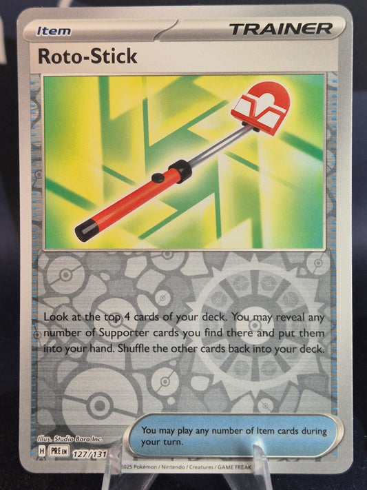 Roto-Stick 127/131 Prismatic Evolutions Reverse Holo
