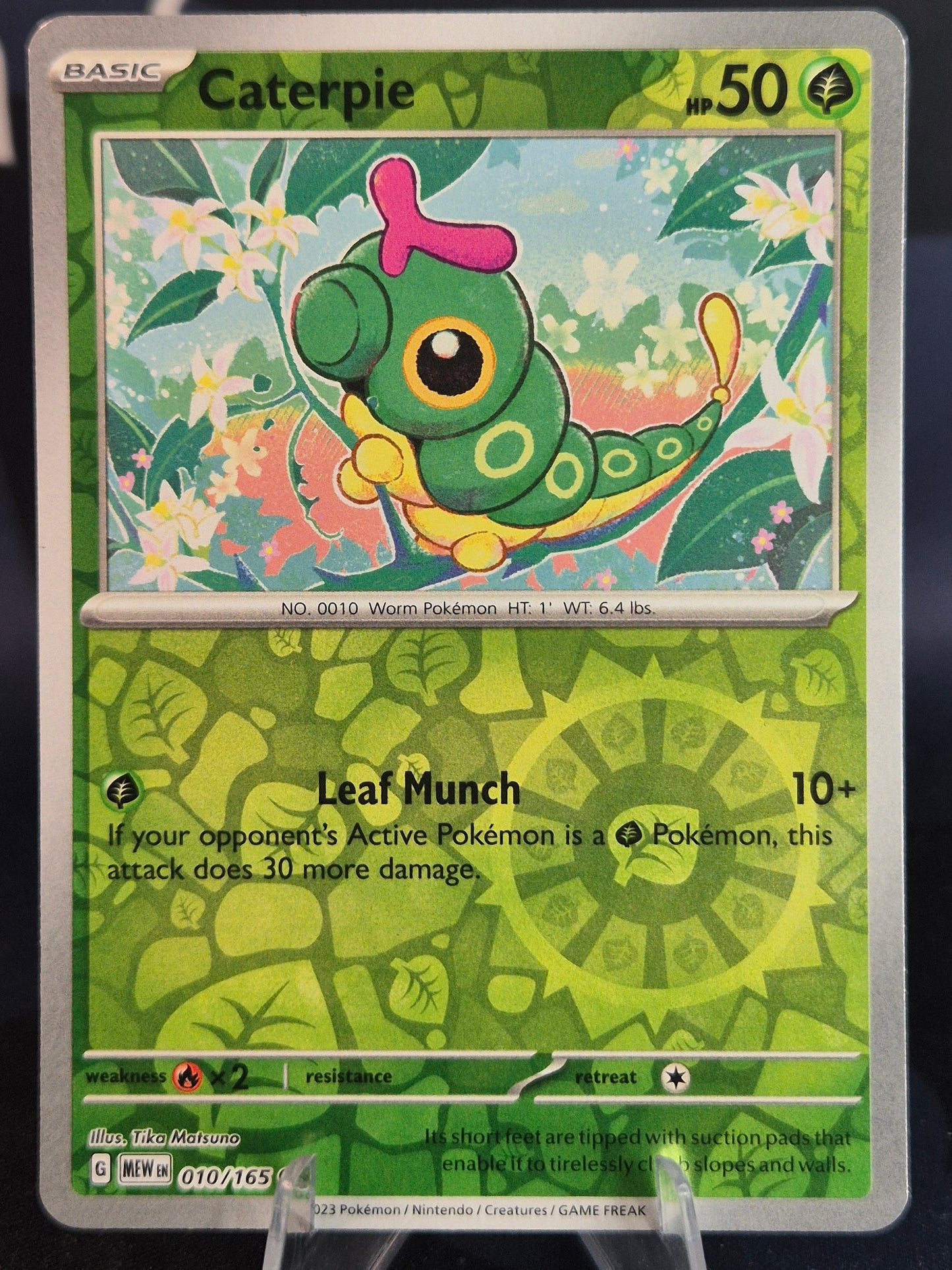 Caterpie 010/165 151 Reverse Holo