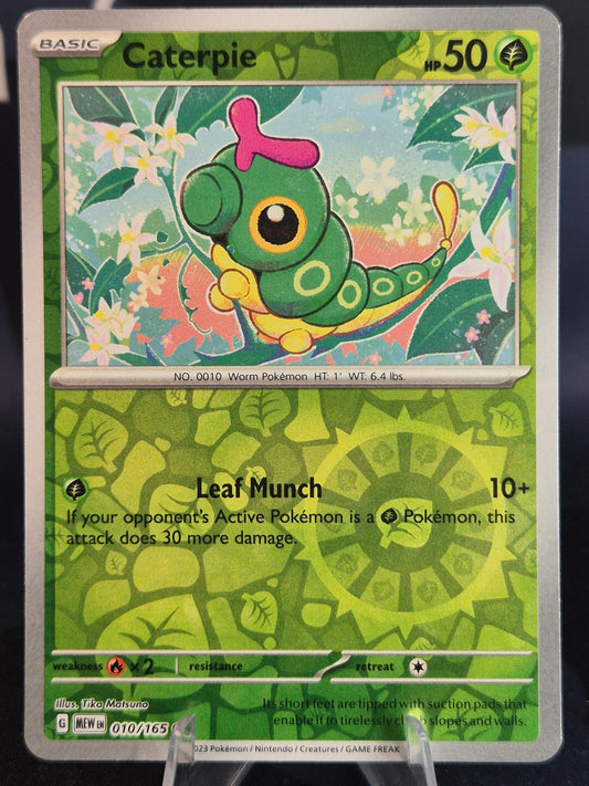 Caterpie 010/165 151 Reverse Holo