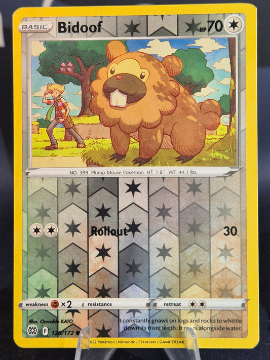 Bidoof 120/172 Brilliant Stars Reverse Holo