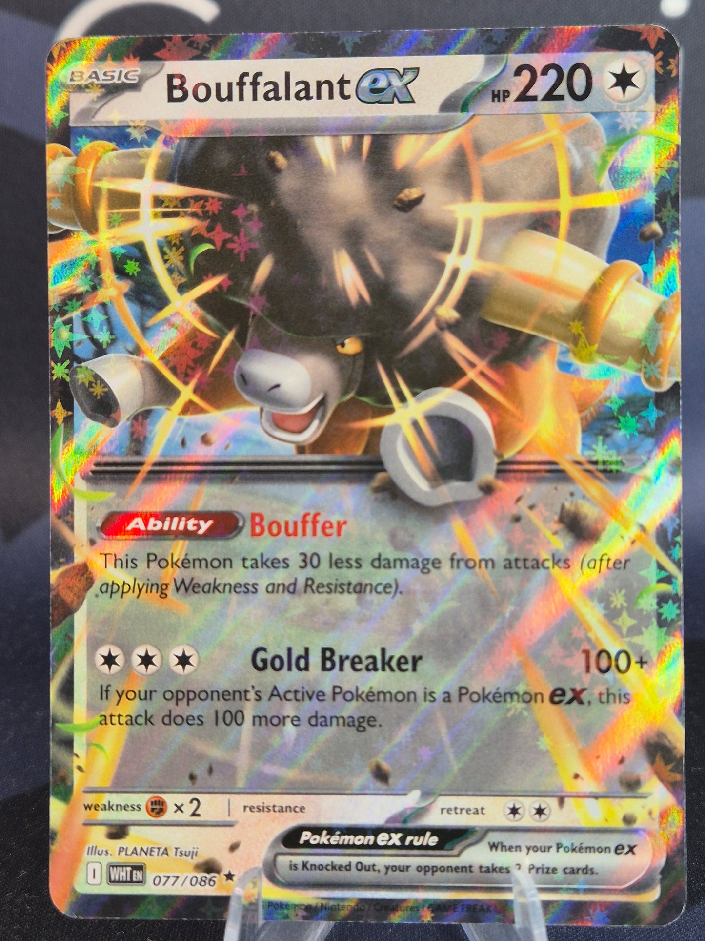 Bouffalant ex 077/086 White Flare Double Rare