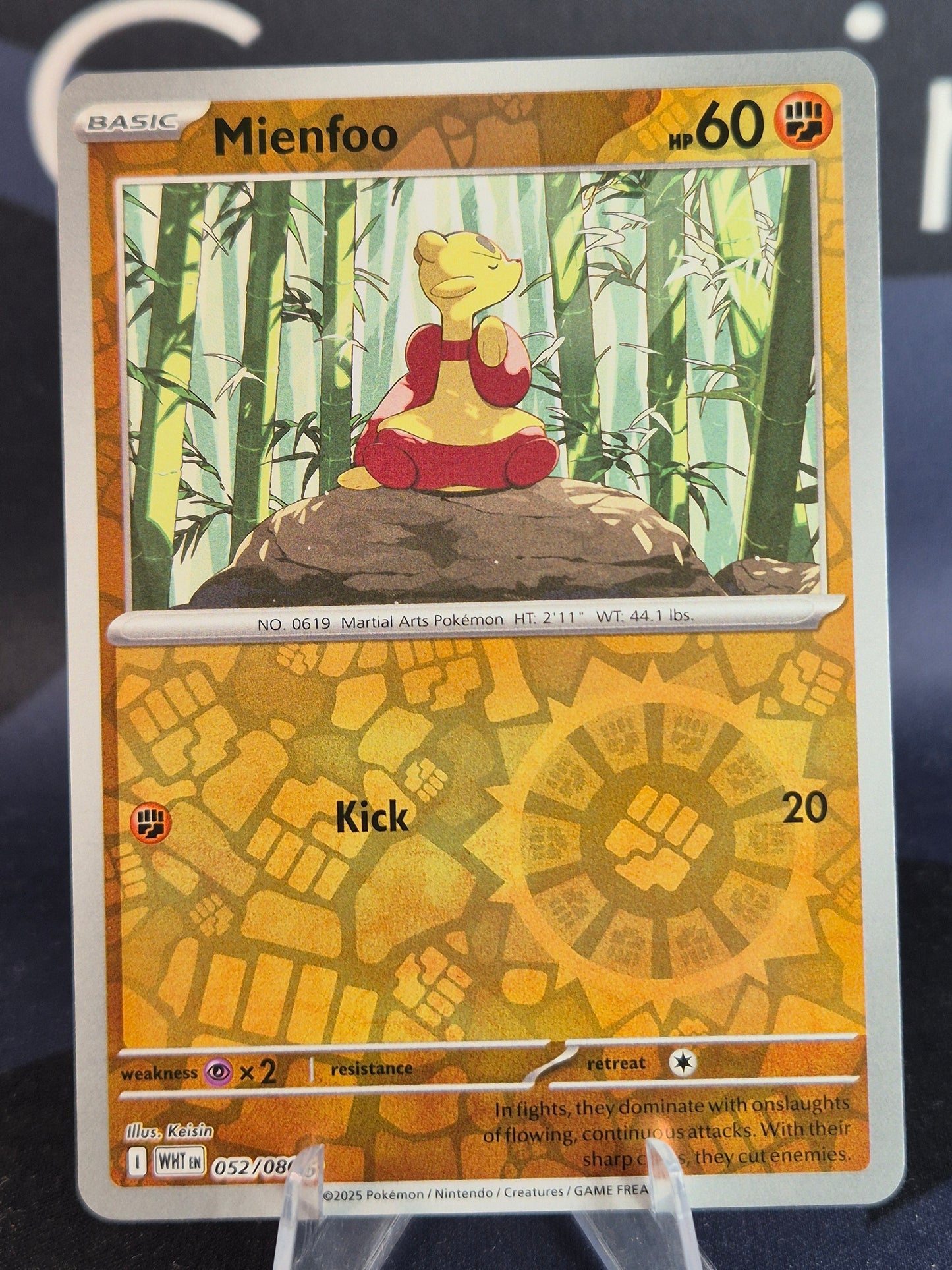 Mienfoo 052/086 White Flare Reverse Holo