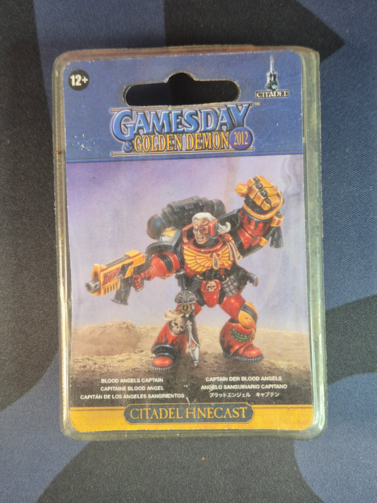 Warhammer 40k Games Day 2012 Blood Angels Captain Sealed Blister OOP