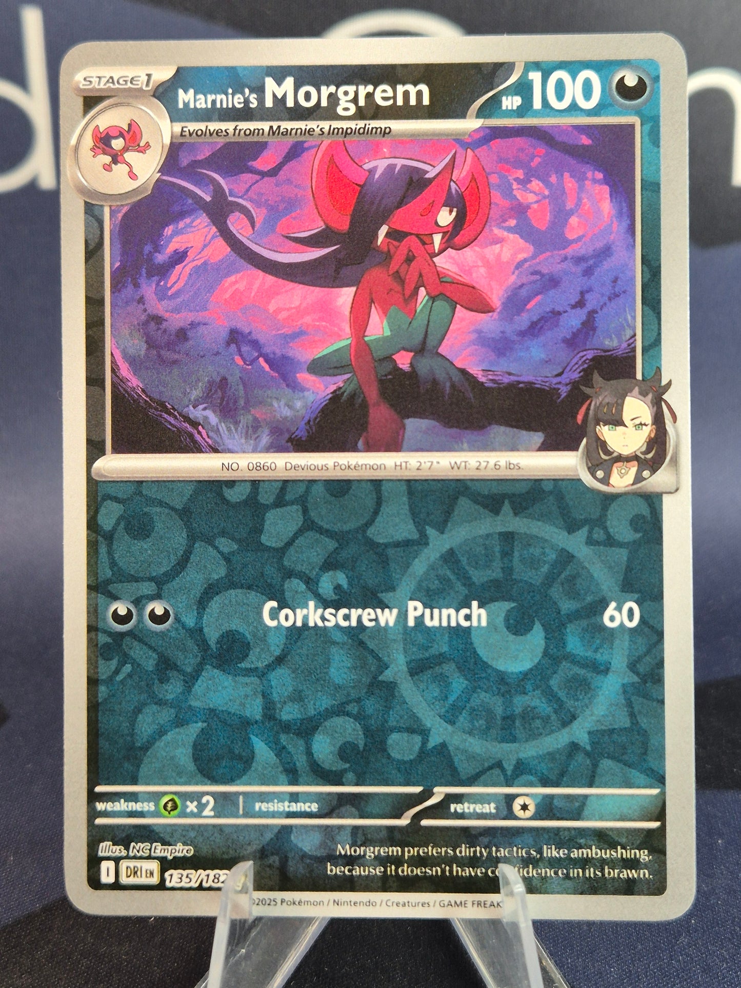 Marnie's Morgrem 135/182 Destined Rivals Reverse Holo