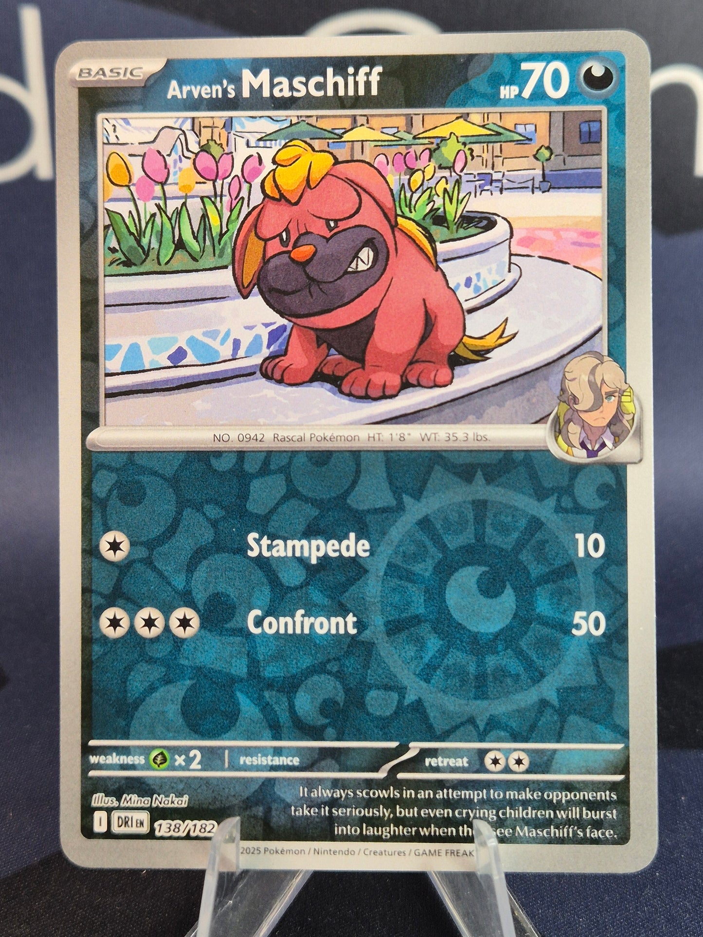 Arven's Maschiff 138/182 Destined Rivals Reverse Holo