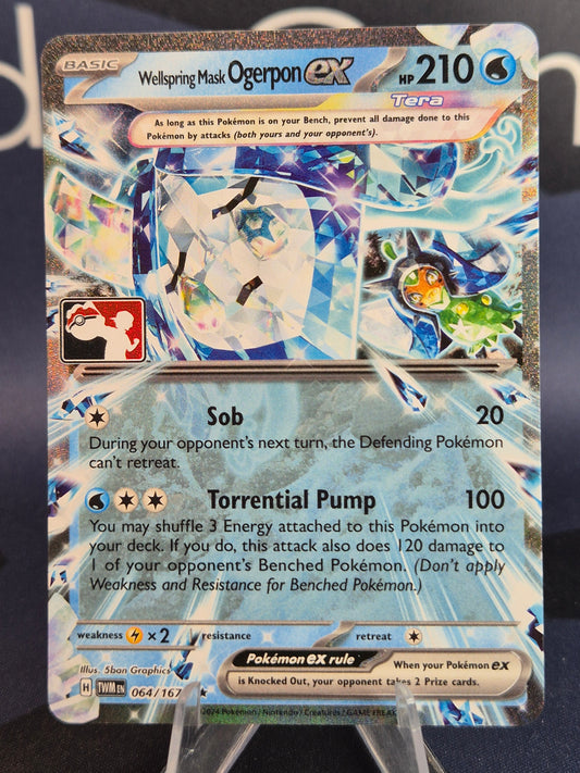 Wellspring Mask Ogerpon ex Play Stamp Series 6 Holo
